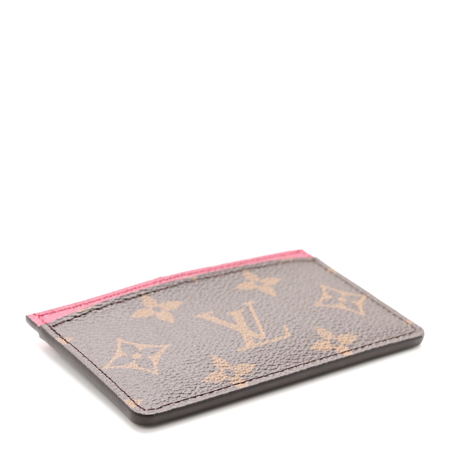 Monogram Card Holder Fuchsia