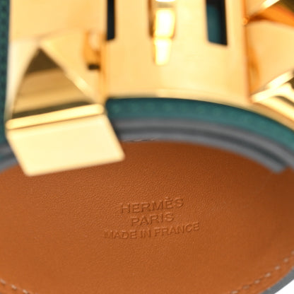 Hermes Swift Collier de Chien CDC Bracelet S Malachite 4 of 5
