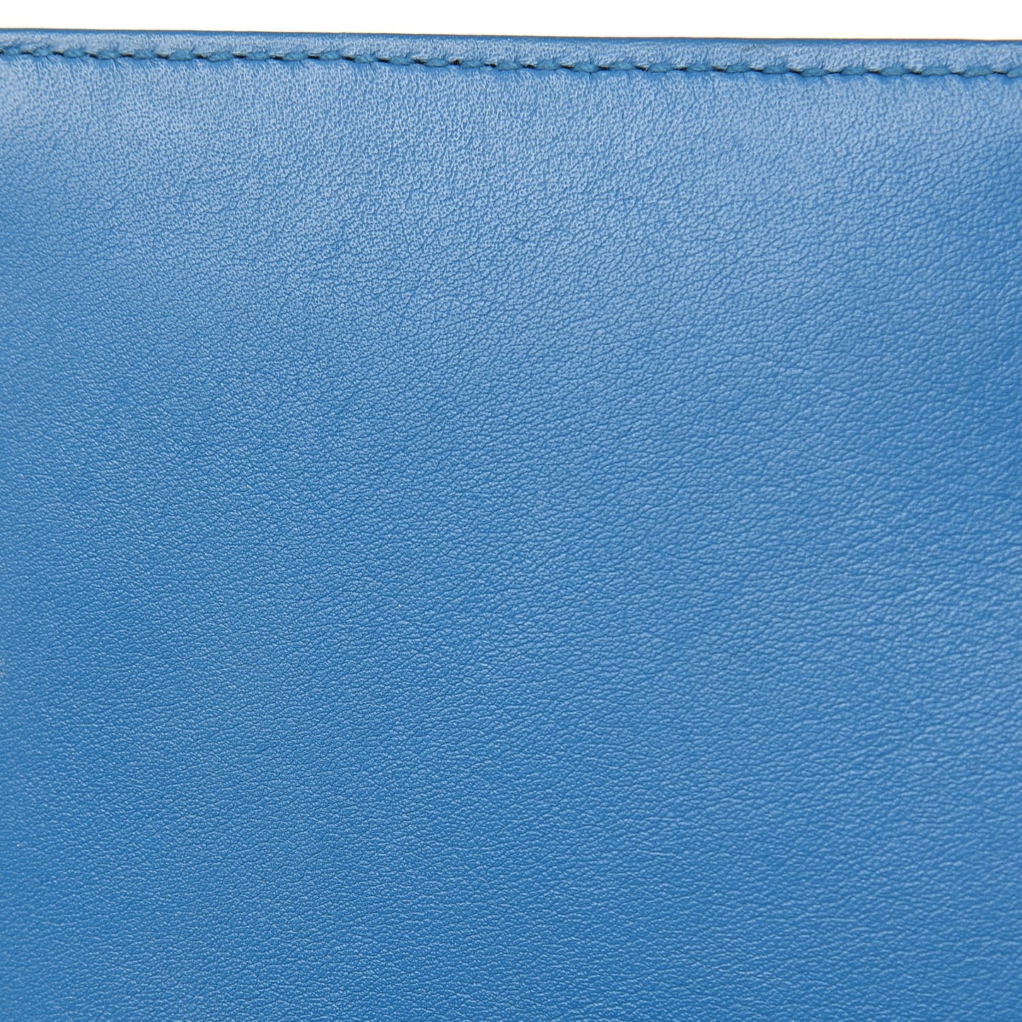 Patent Calfskin Medium Plexiglass Boy Flap Blue