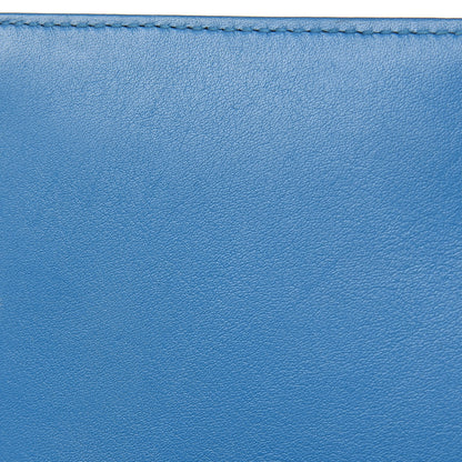 Chanel Patent Calfskin Medium Plexiglass Boy Flap Blue 14 of 20