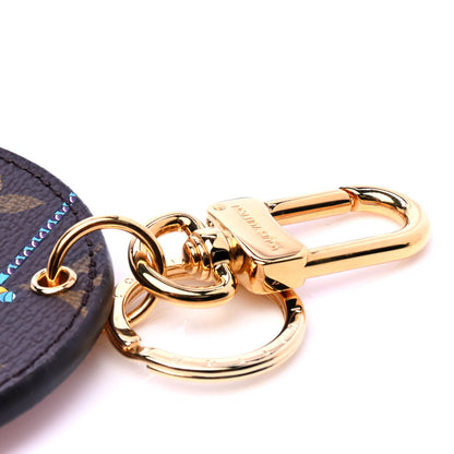 Louis Vuitton Monogram 2020 Christmas Animation Big Wheel Bag Charm Key Ring Rose Ballerine 5 of 5
