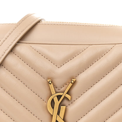Saint Laurent Calfskin Matelasse Monogram Lou Camera Bag Nude Powder 8 of 11
