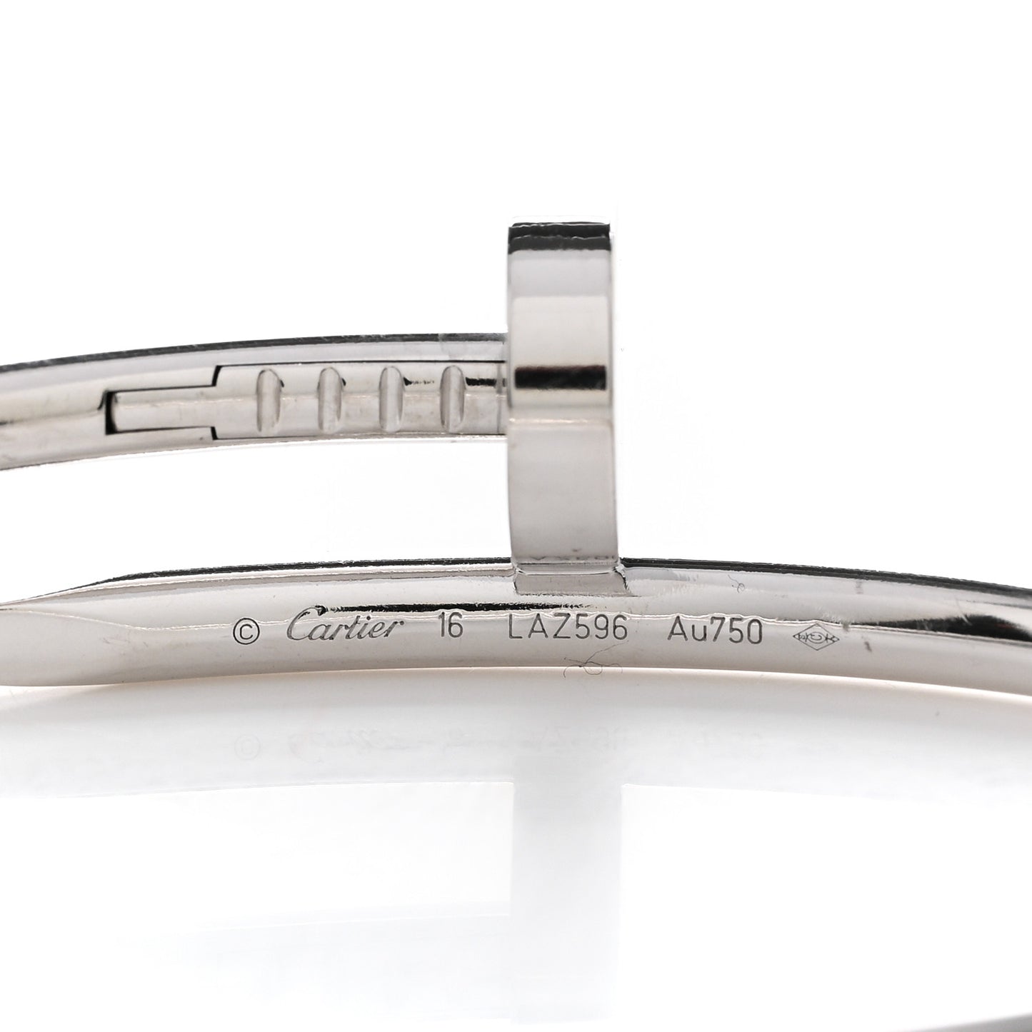 18K White Gold Juste Un Clou Bracelet 16