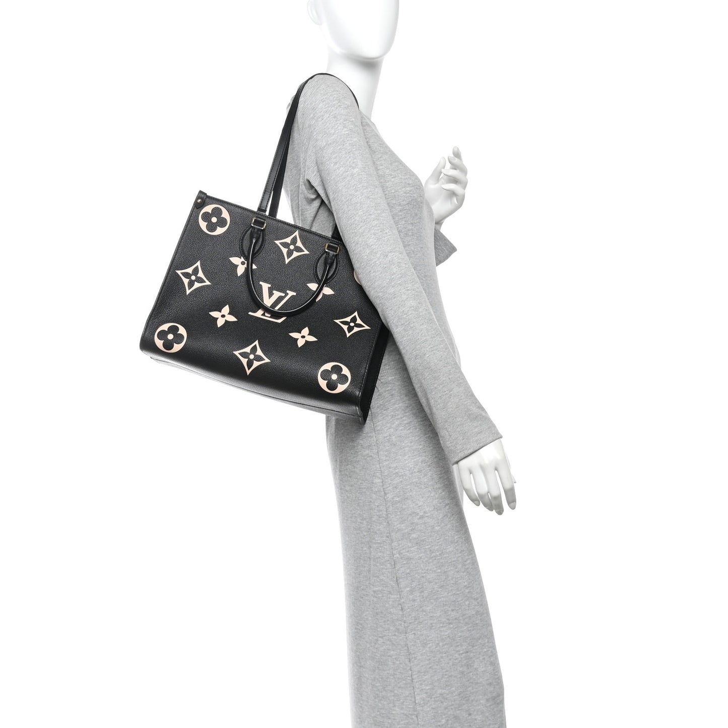 Empreinte Monogram Giant Onthego MM Black Beige