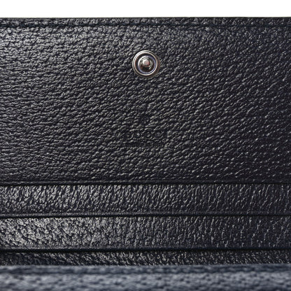 Gucci GG Supreme Monogram Textured Dollar Calfskin Web Ophidia Card Case Beige Blue 7 of 8