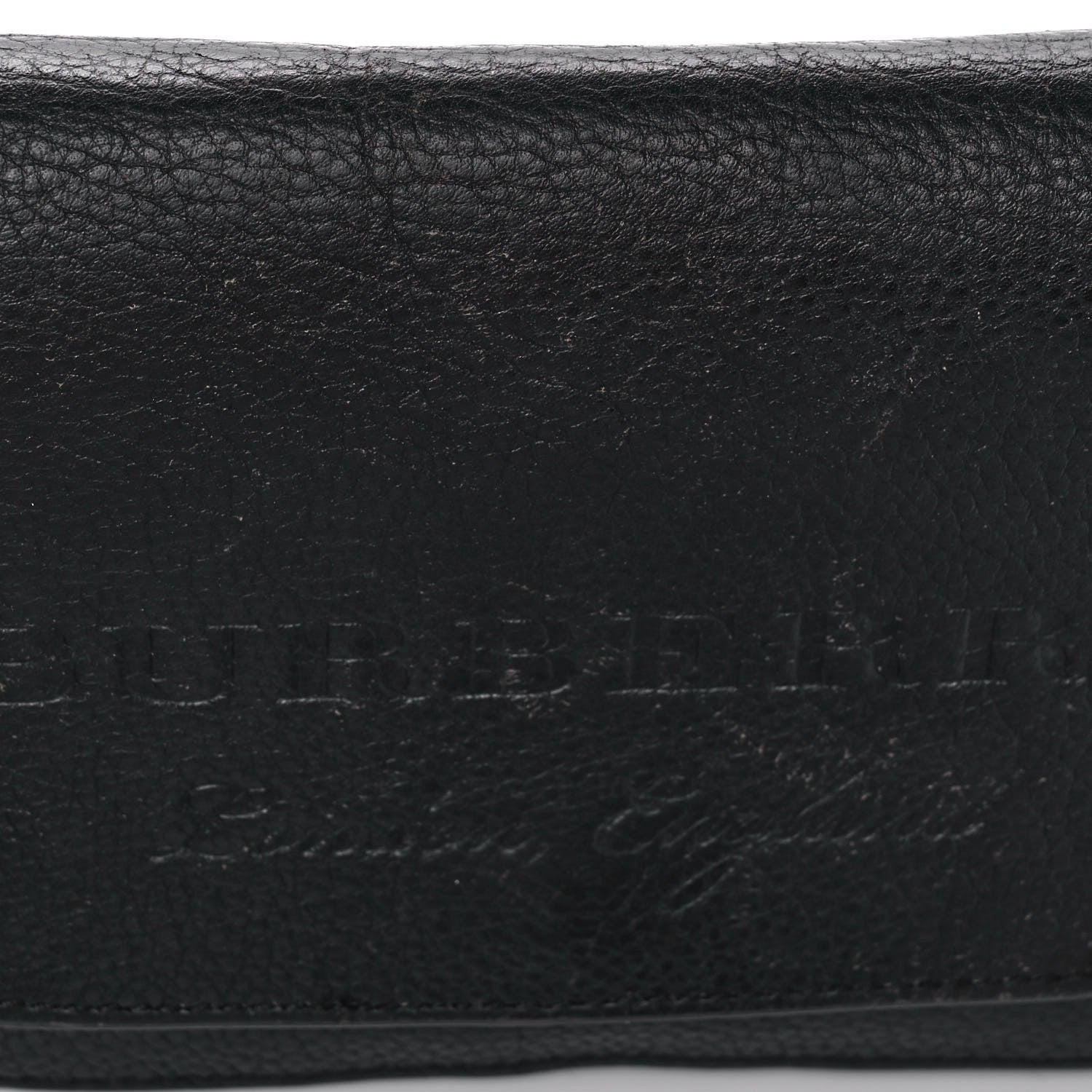 Burberry Soft Grain Embossed Hampshire Wallet on Chain Black 19 of 19