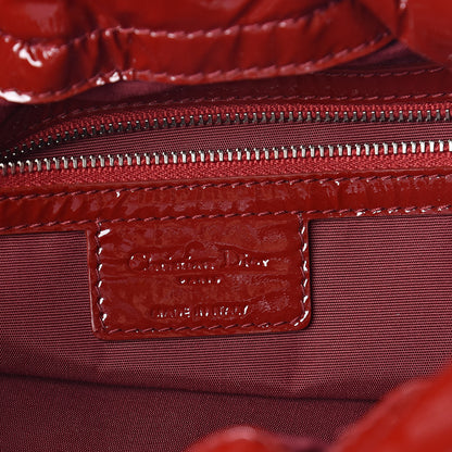 Christian Dior Patent Cannage Medium Le Trente Tote Red 6 of 8