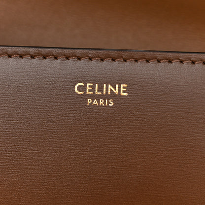 Celine Box Calfskin Teen Classic Box Flap Bag Camel 6 of 12