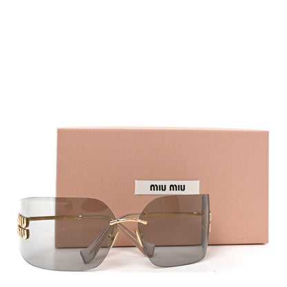 Miu Miu Metal Aube Sunglasses SMU54Y Light Gray 7 of 7