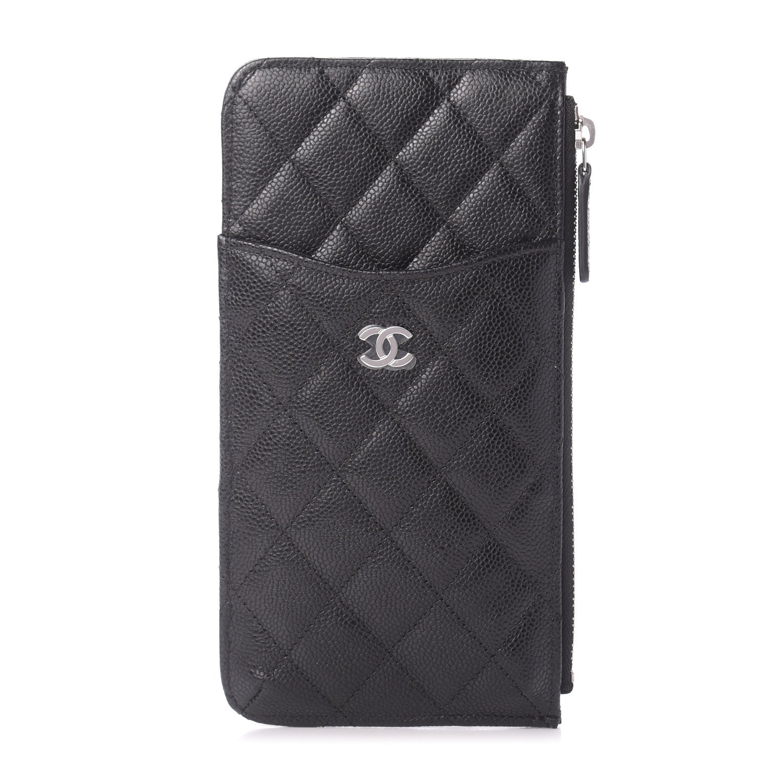 Chanel Caviar Quilted Classic iPhone Pouch Black 1 of 8