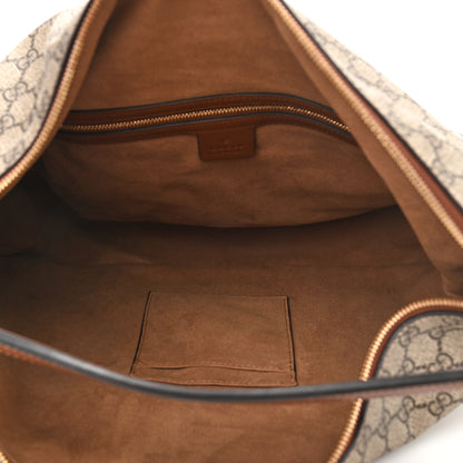 Gucci GG Supreme Monogram Large Linea A Hobo Light Brown 5 of 11