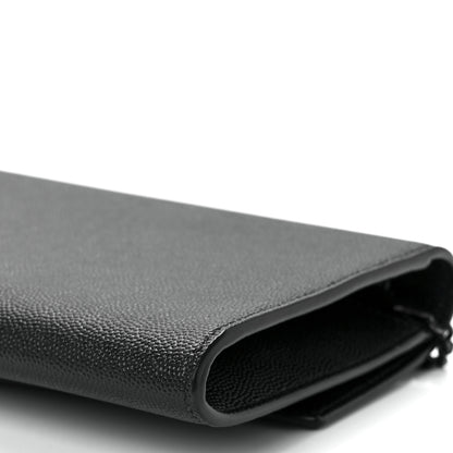 Saint Laurent Grain De Poudre Uptown Chain Wallet Black 13 of 13