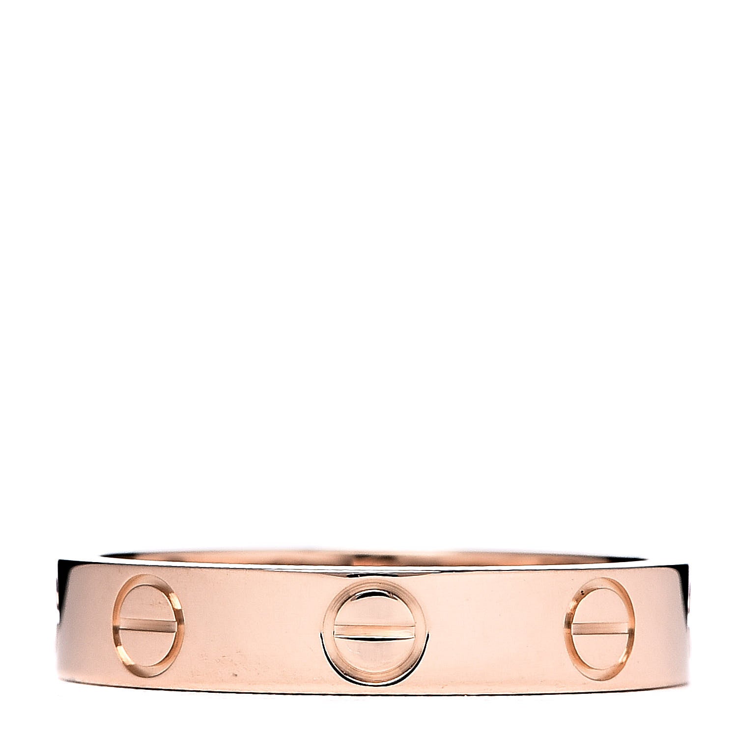 Cartier 18K Pink Gold 3.5mm LOVE Wedding Band Ring 50 5.25 3 of 5