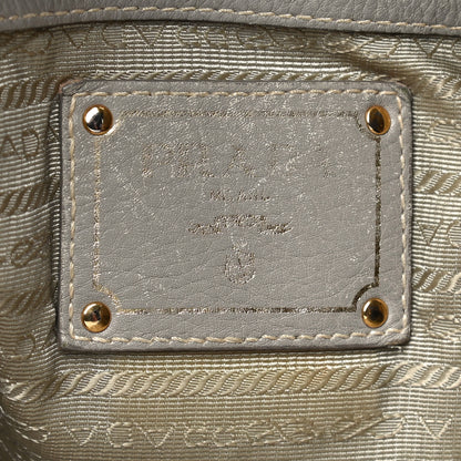 Prada Vitello Daino Shoulder Bag Argilla 5 of 29