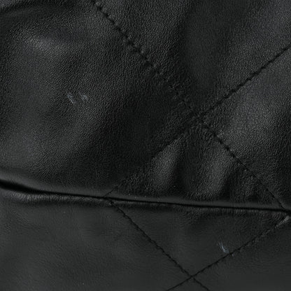 Chanel Shiny Calfskin Quilted Large Chanel 22 Black 23 of 23