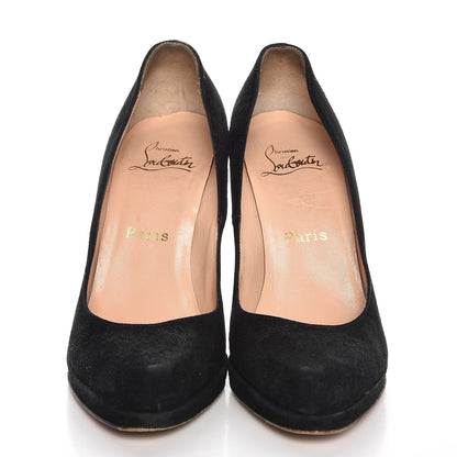 Christian Louboutin Suede Pumps 38.5 Black 2 of 9