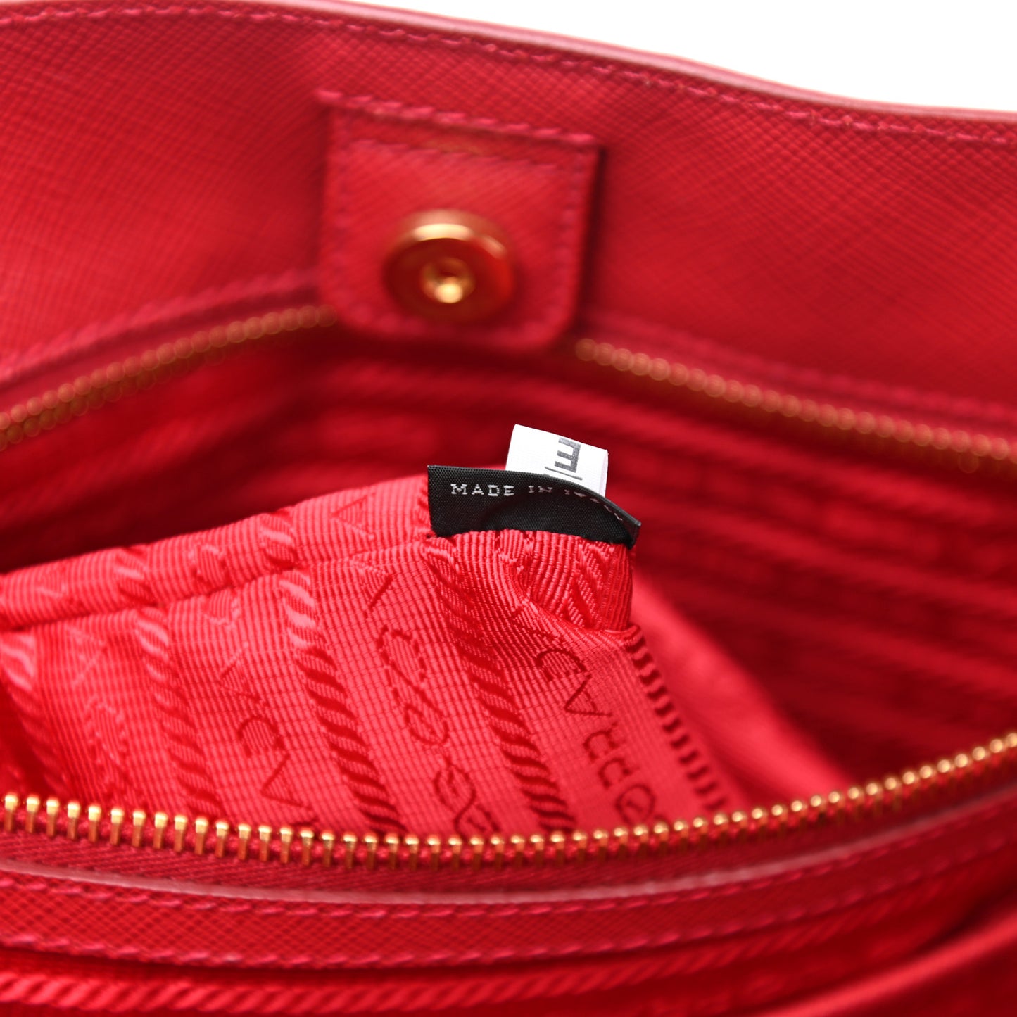 Saffiano Lux Large Tote Fuoco