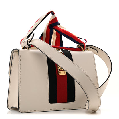 Gucci Calfskin Small Sylvie Shoulder Bag Off White 2 of 15