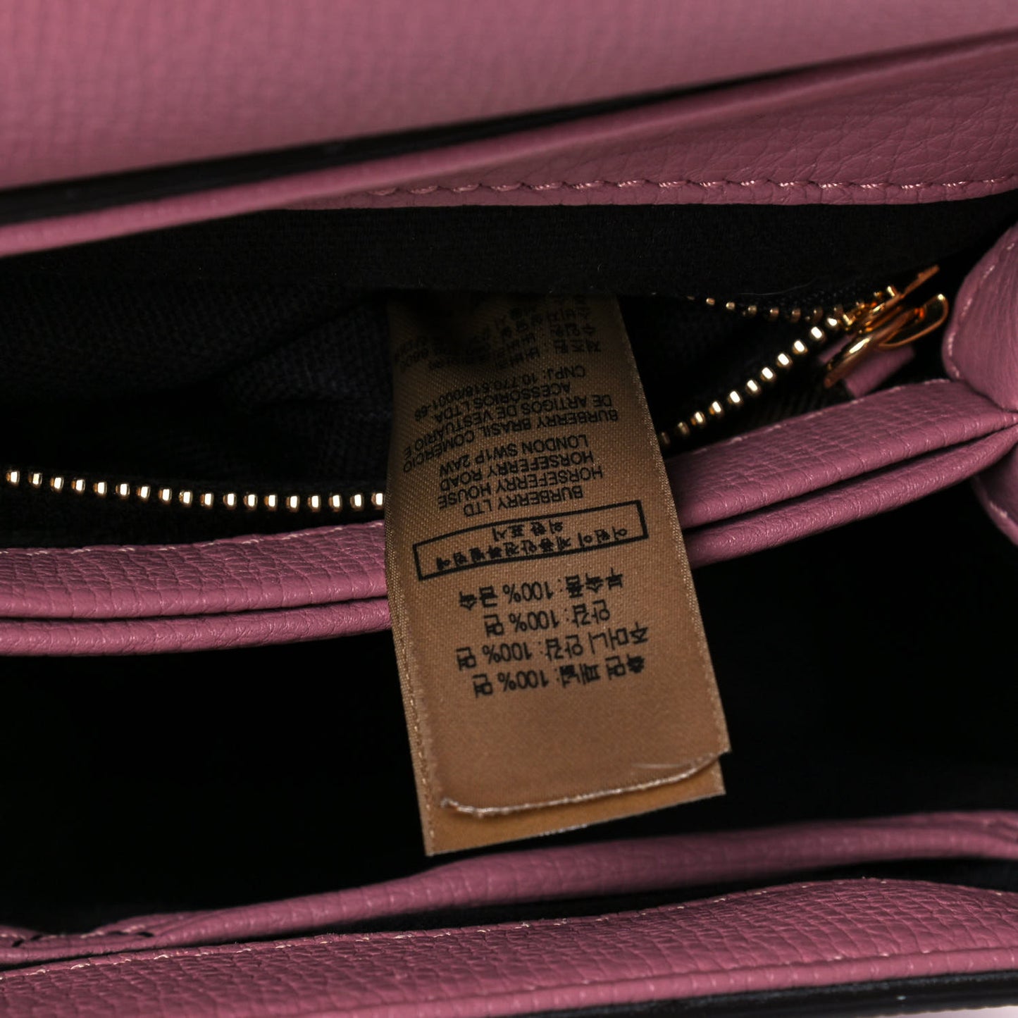 Derby Calfskin House Check Small Camberley Pink