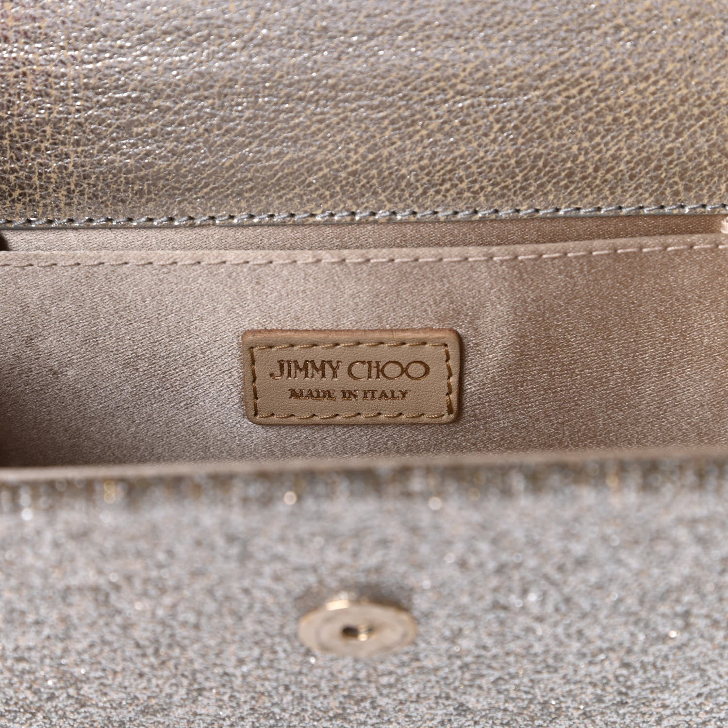 Jimmy Choo Acrylic Glitter Candy Clutch Champagne 8 of 11