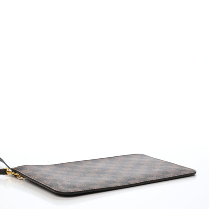 Louis Vuitton Damier Ebene Neverfull MM GM Pochette Rose Ballerine 4 of 10