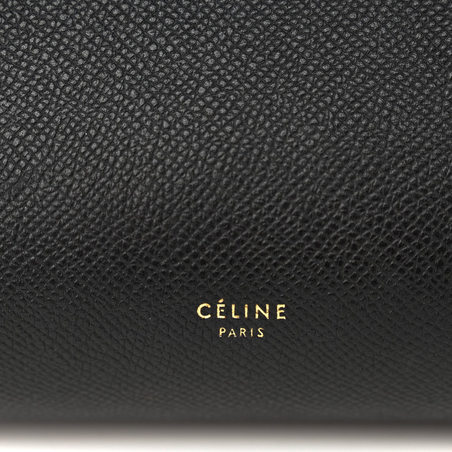 Grained Calfskin Mini Belt Bag Black