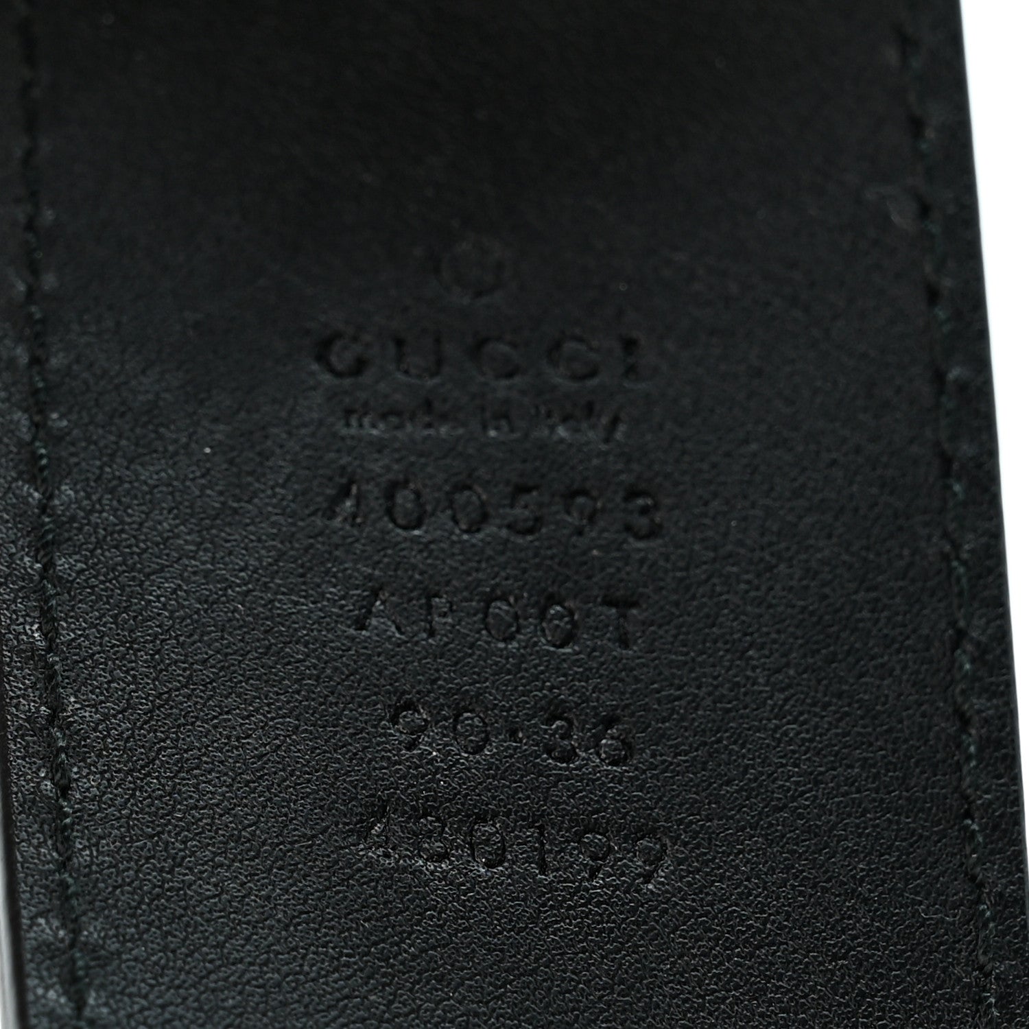 Gucci Calfskin Double G 40mm Belt 90 36 Black 5 of 6