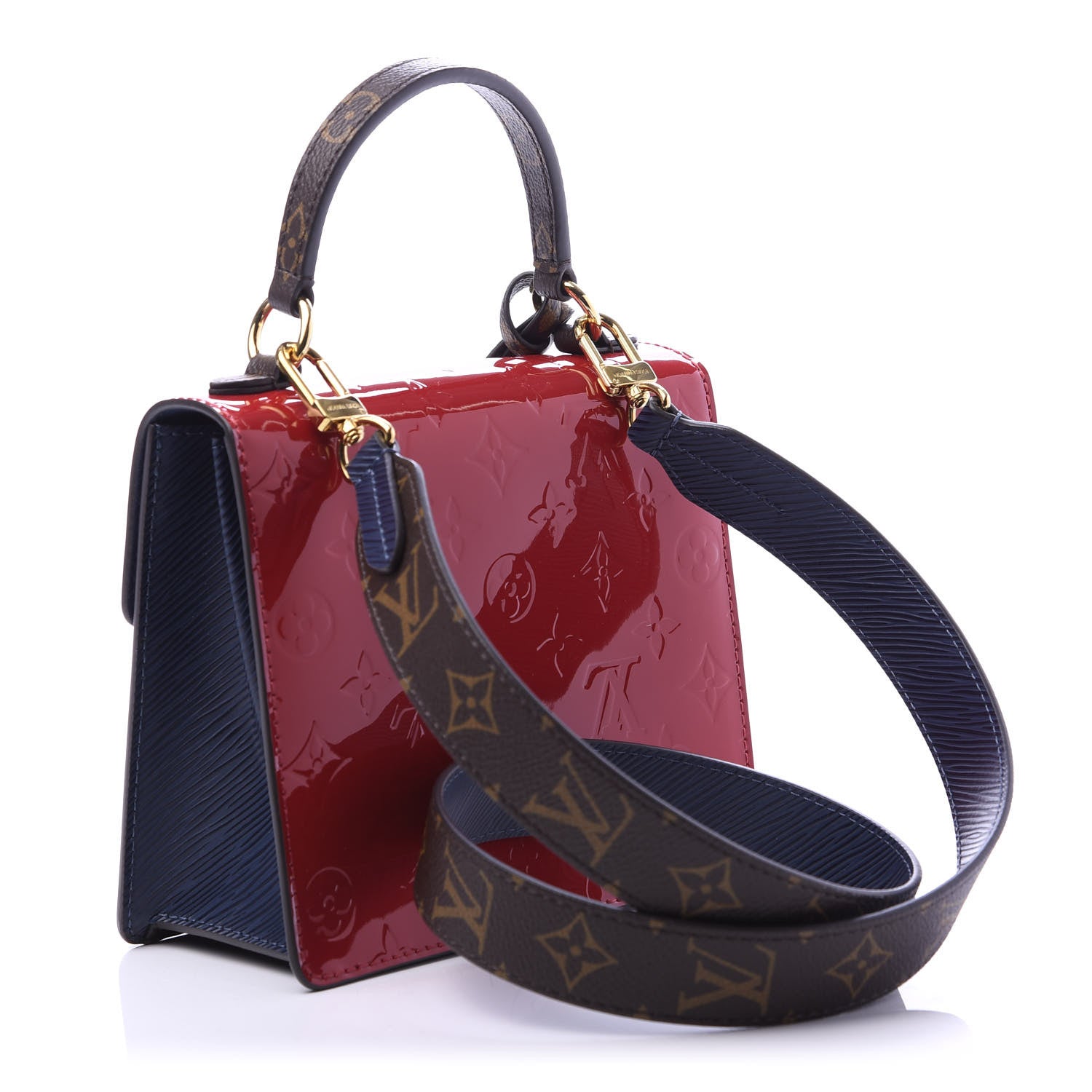 Louis Vuitton Vernis Epi Monogram Spring Street Scarlet 3 of 9
