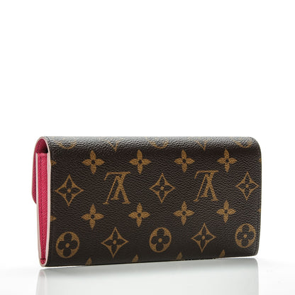 Louis Vuitton Monogram Bloom Flower Emilie Wallet 3 of 6