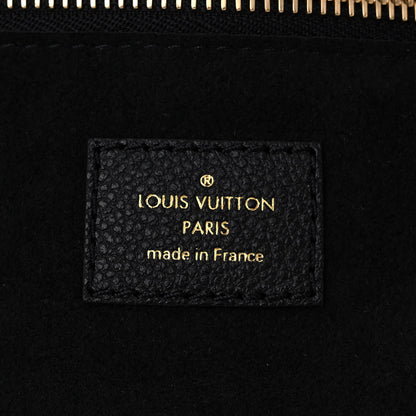 Louis Vuitton Empreinte Monogram Giant Neverfull MM Black Beige 7 of 10