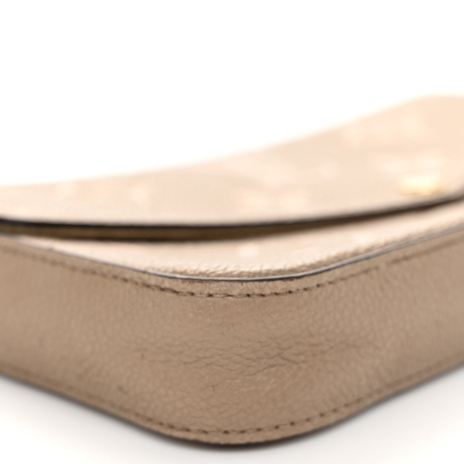 Louis Vuitton Empreinte Monogram Giant Felicie Pochette Tourterelle Creme 8 of 13