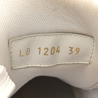 Louis Vuitton LV X TM Calfskin Monogram Multicolor Womens LV Trainer Sneakers 39 White 10 of 10