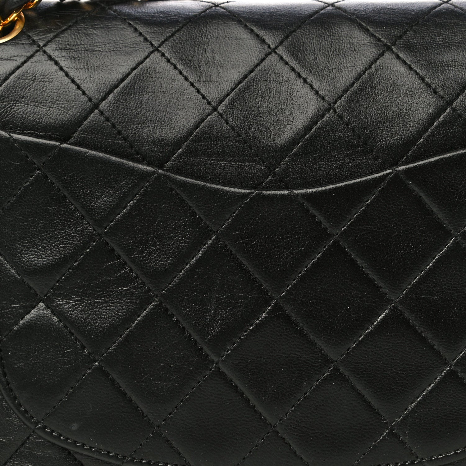 Chanel Lambskin Quilted Small Double Flap Black 25 of 28