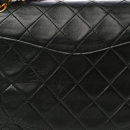 Chanel Lambskin Quilted Small Double Flap Black 25 of 28