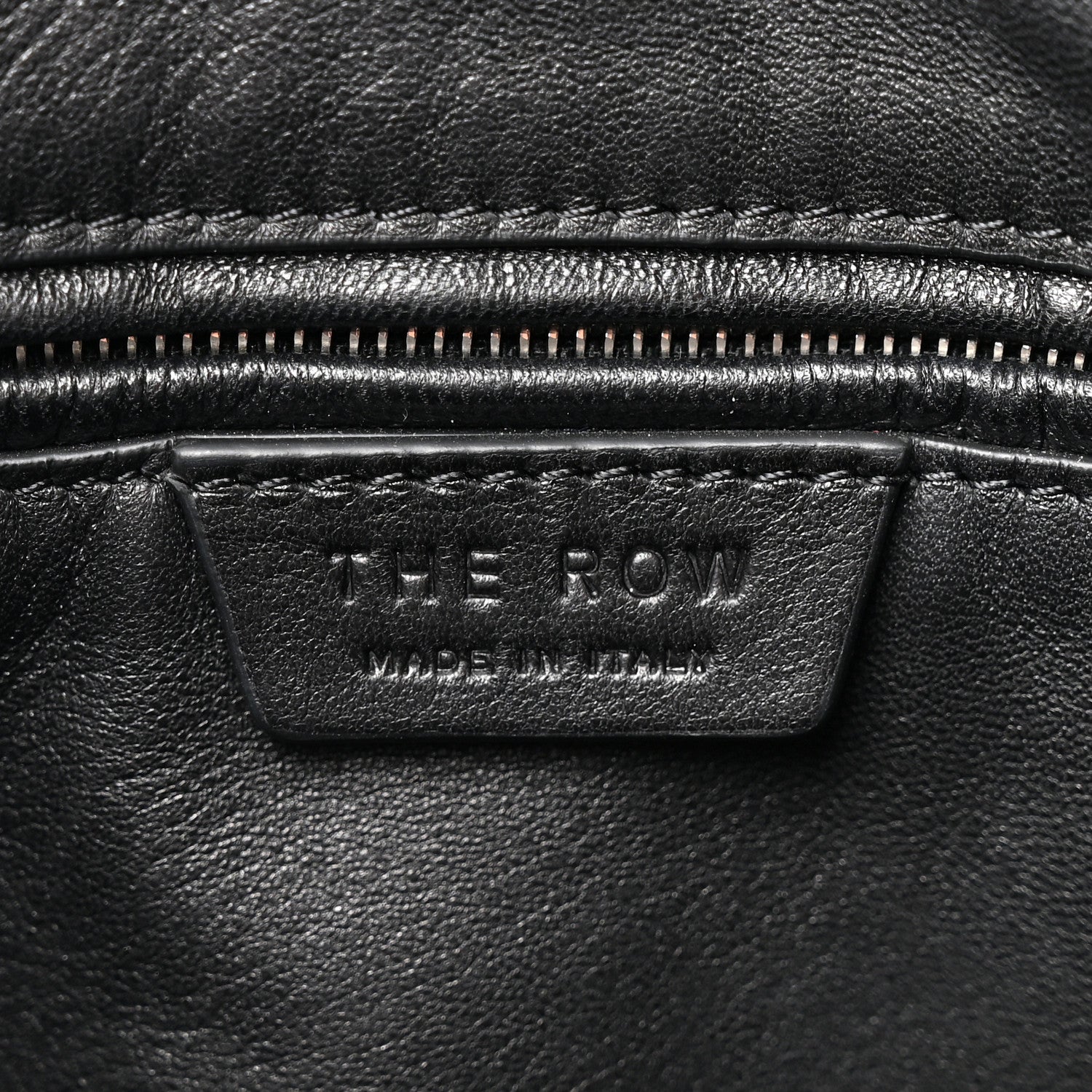The Row Grained Calfskin Joe Backpack Black 6 of 9