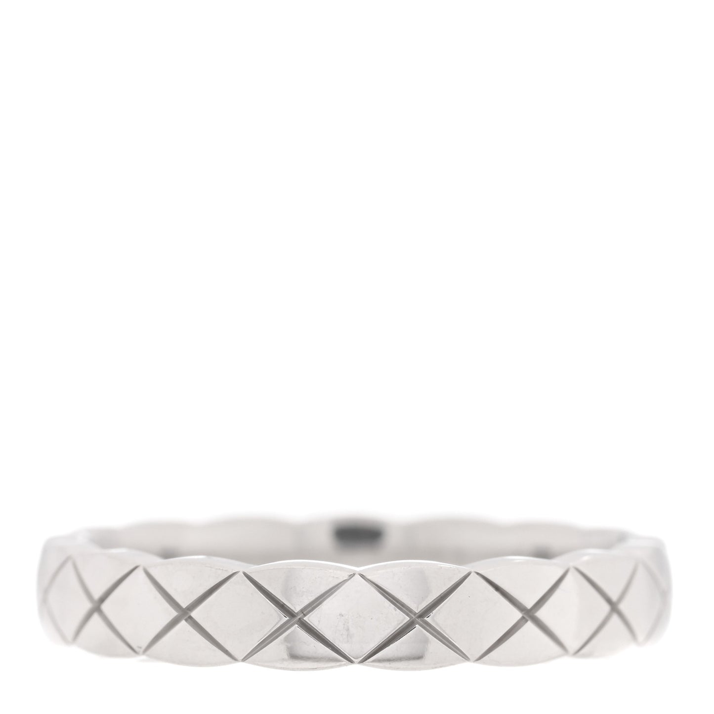 18K White Gold Mini Coco Crush Ring 50 5.25