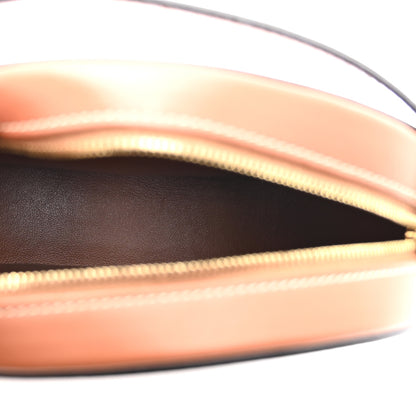 Celine Smooth Calfskin Cuir Small Triomphe Oval Crossbody Purse Tan 5 of 12