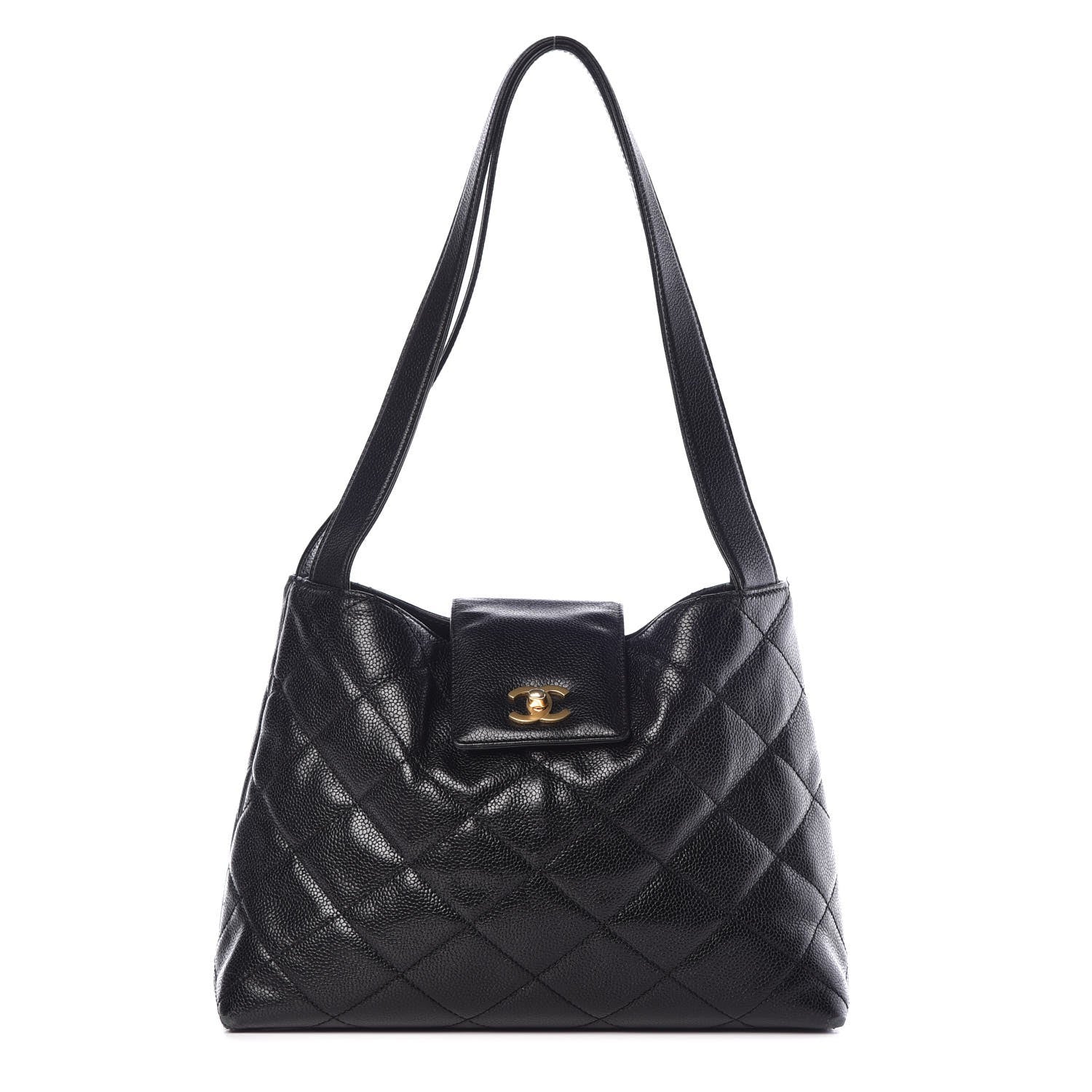 Chanel Caviar Quilted Shoulder Bag Black 1 of 13