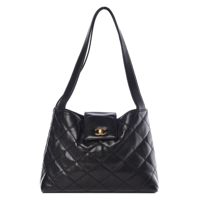 Chanel Caviar Quilted Shoulder Bag Black 1 of 13