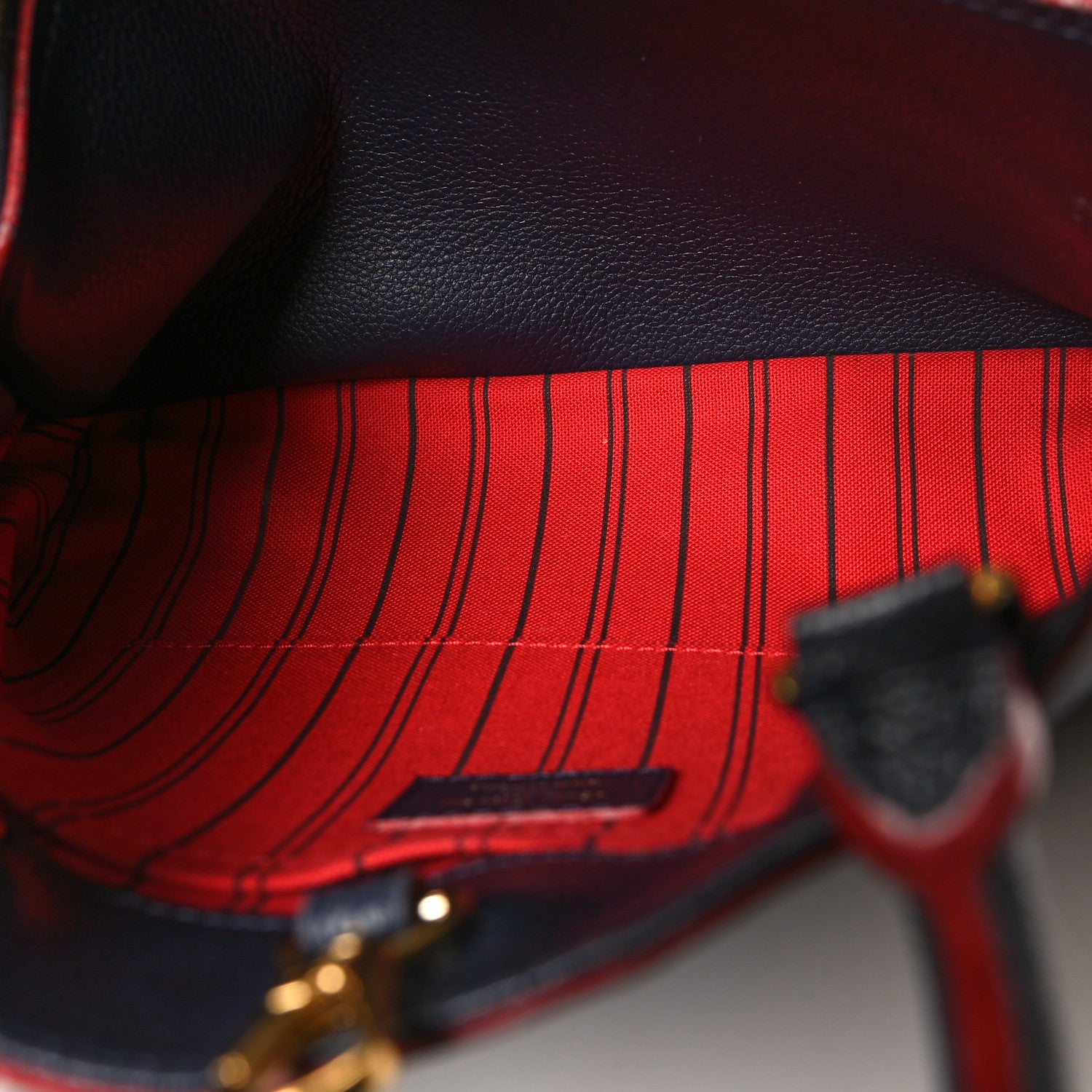 Louis Vuitton Empreinte Montaigne BB Marine Rouge 6 of 11