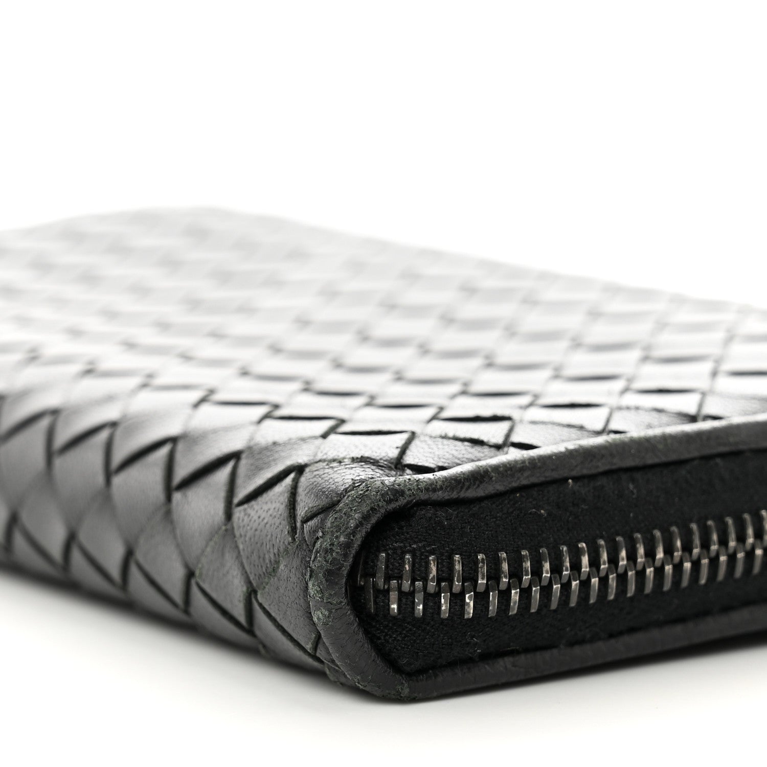 Bottega Veneta Nappa Intrecciato Zip Around Wallet Black 9 of 9
