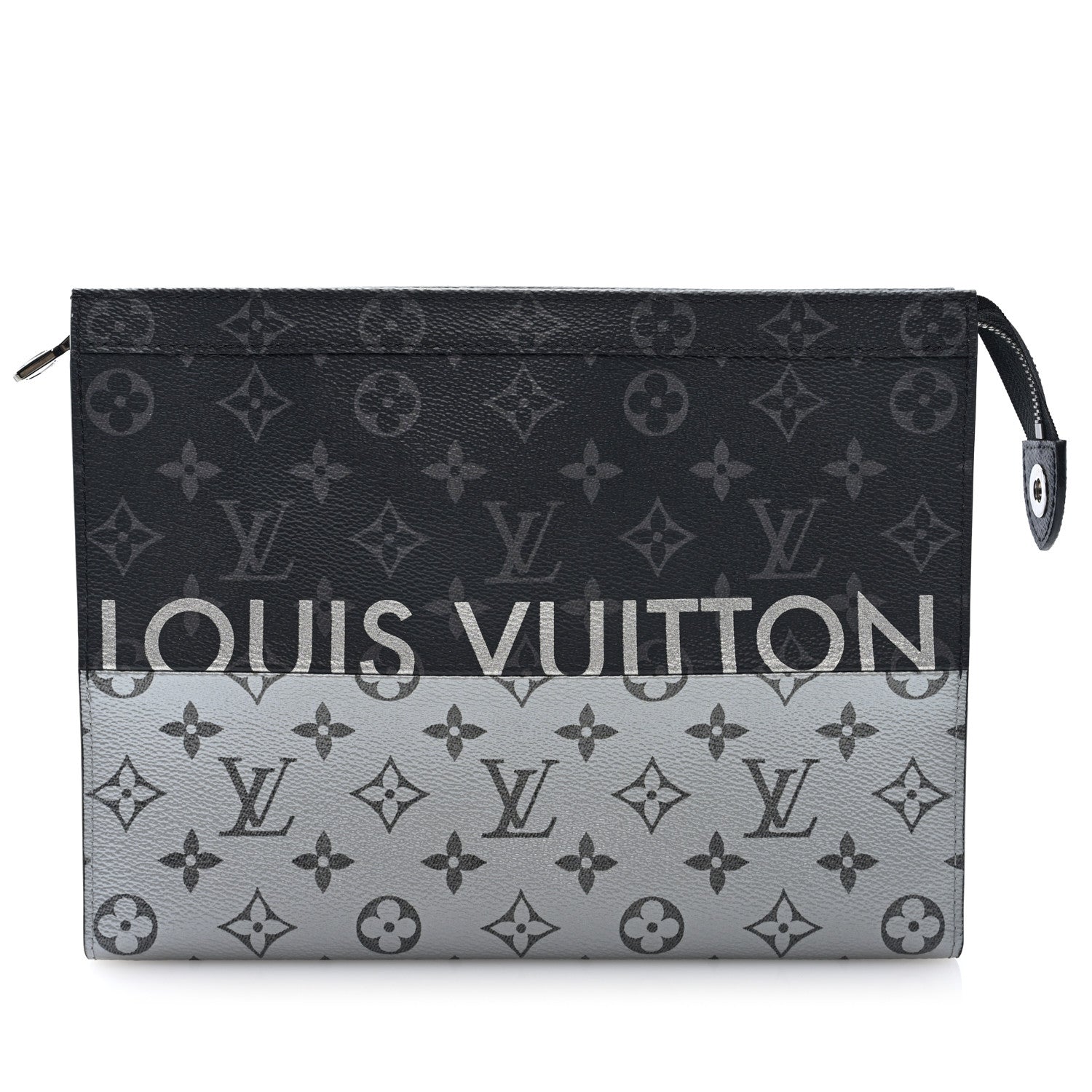 Louis Vuitton Monogram Eclipse Split Pochette Voyage MM 1 of 7