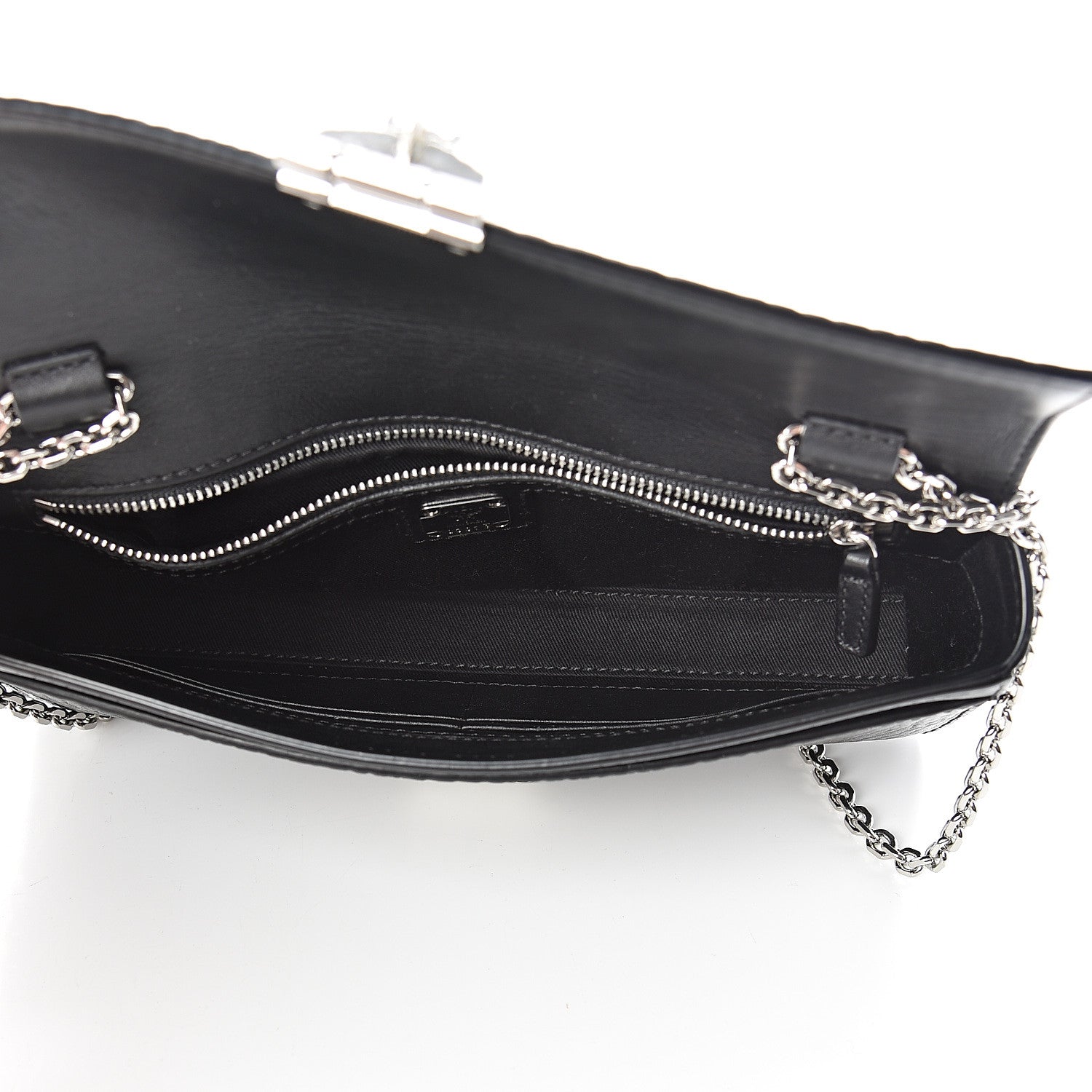 MCM Visetos Millie Wallet On Chain Black 4 of 9
