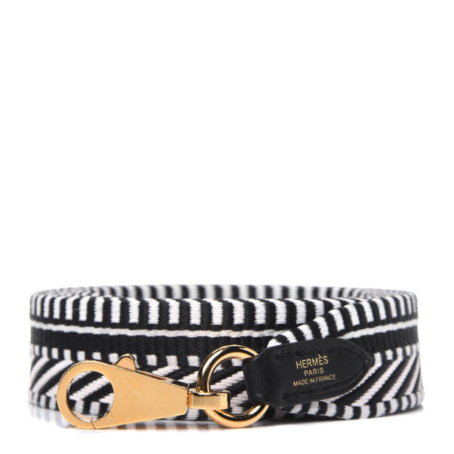 Toile Swift 25mm Sangle Cavale Shoulder Strap Black Ecru