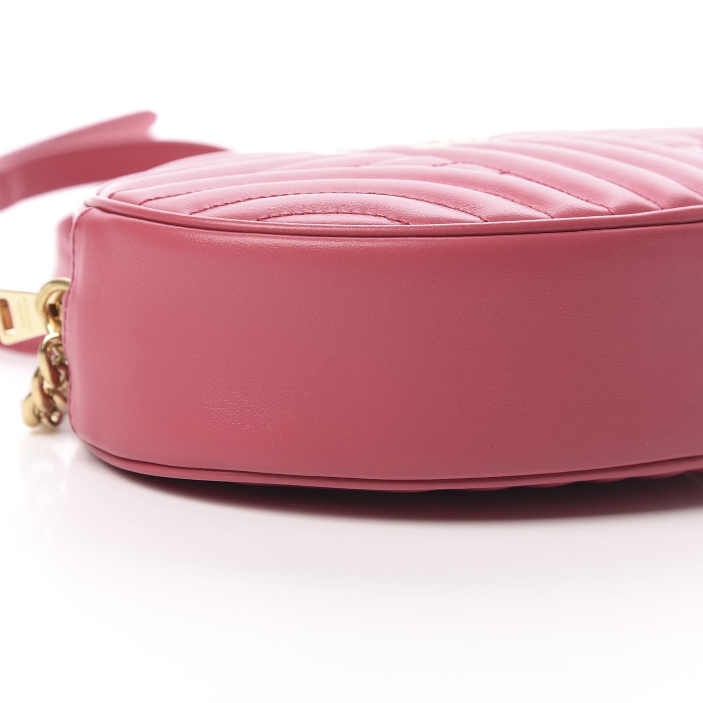 Soft Calfskin Impunture Diagramme Chain Crossbody Peonia
