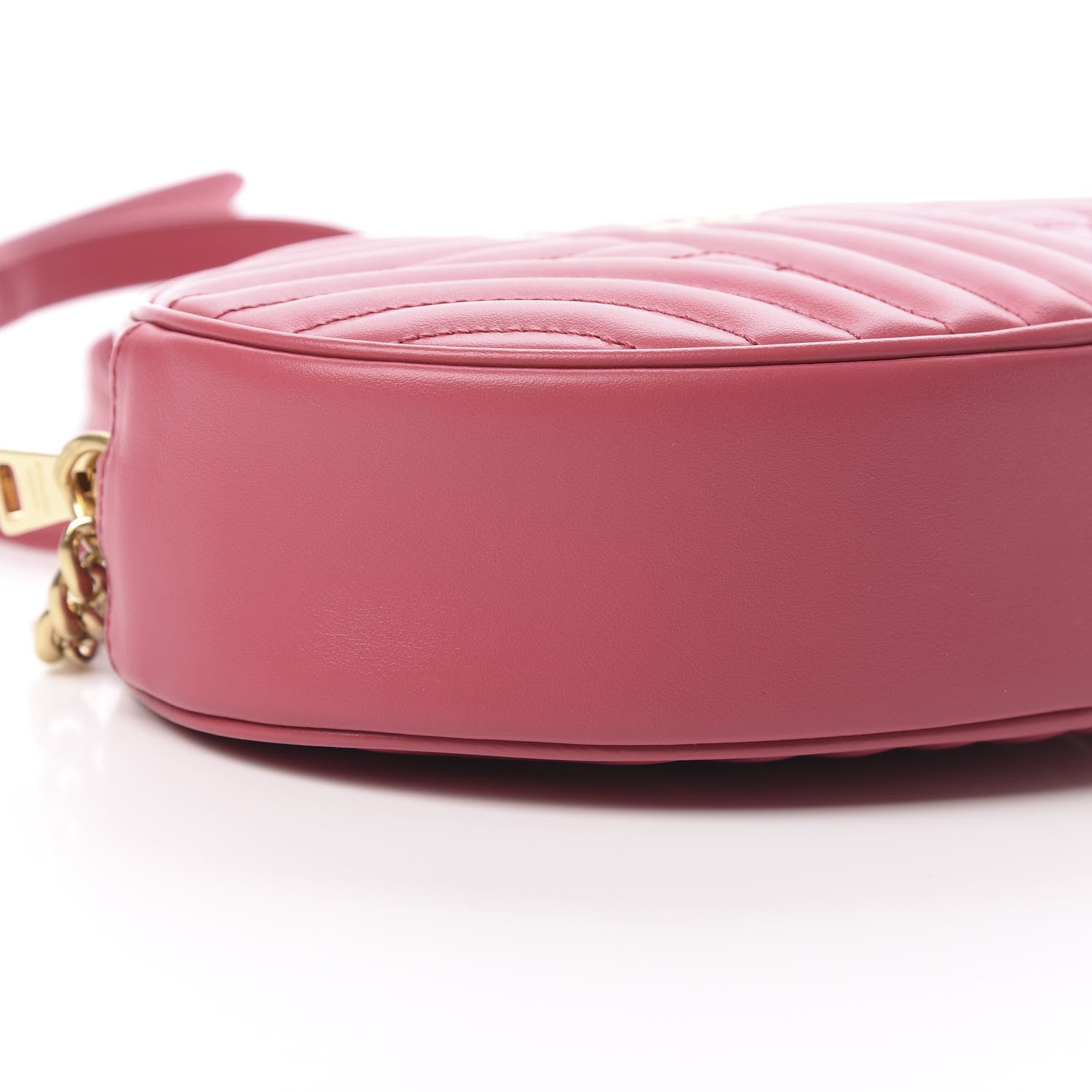 Prada Soft Calfskin Impunture Diagramme Chain Crossbody Peonia 9 of 11