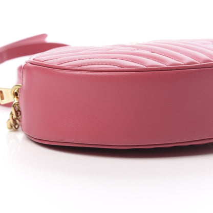 Prada Soft Calfskin Impunture Diagramme Chain Crossbody Peonia 9 of 11
