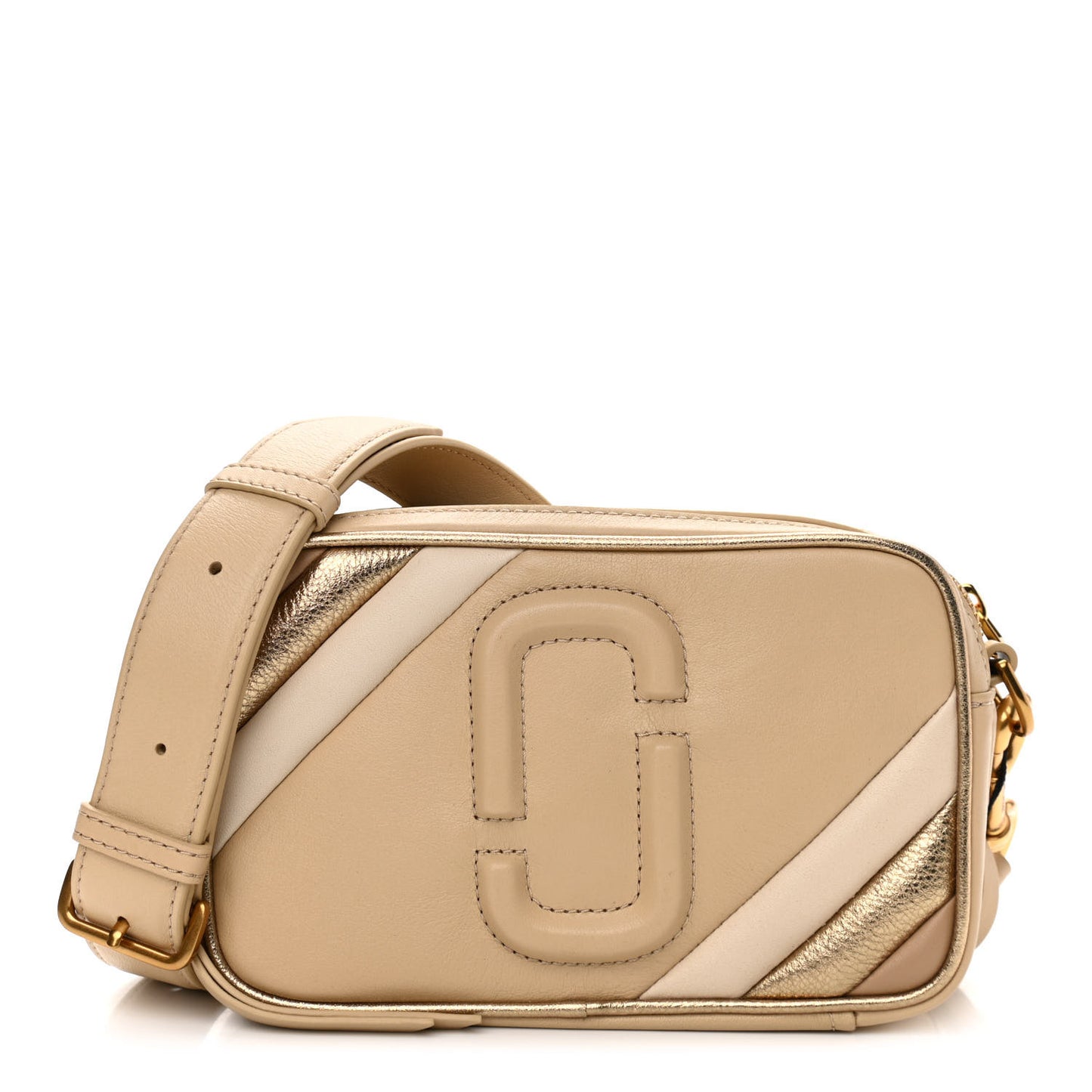 Calfskin Quilted The Moto Shot 21 Bag Curds Whey