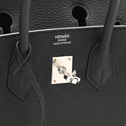 Hermes Togo Birkin 25 Black 6 of 10
