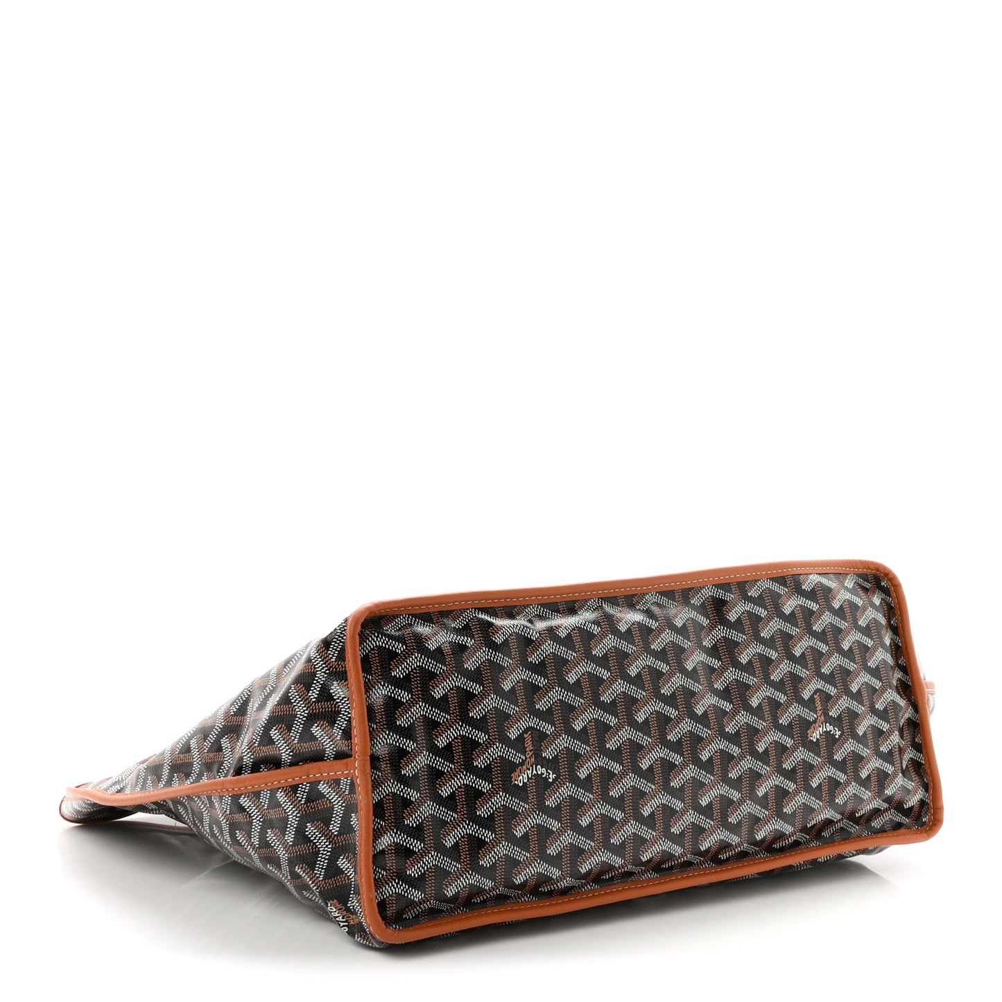 Goyardine Reversible Anjou PM Black Gold
